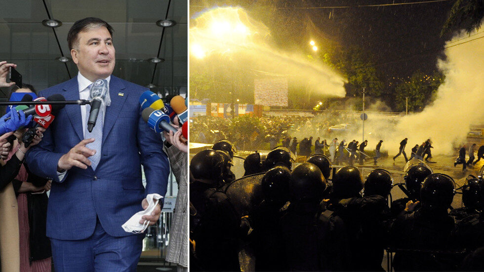Mikheil Saakashvili, Tbilisi protests