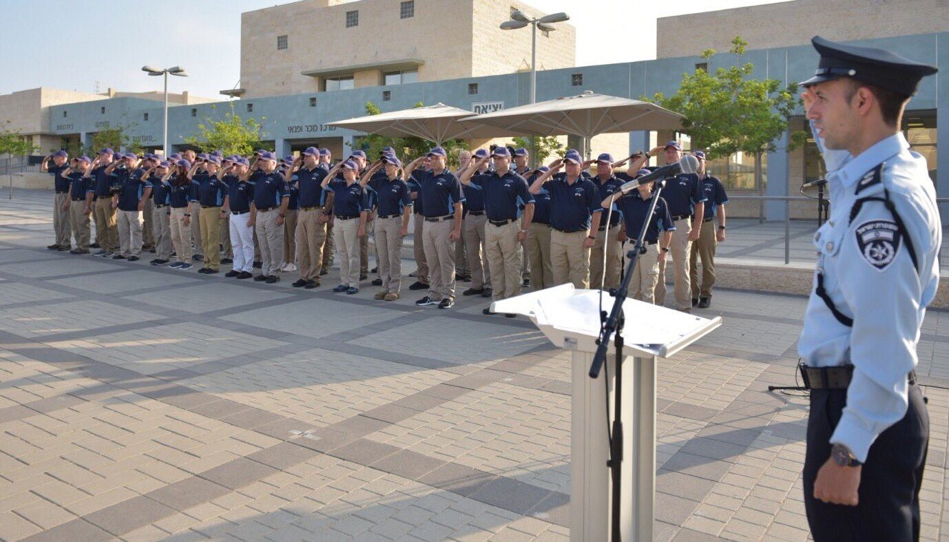 Click to enlarge US police train Israel