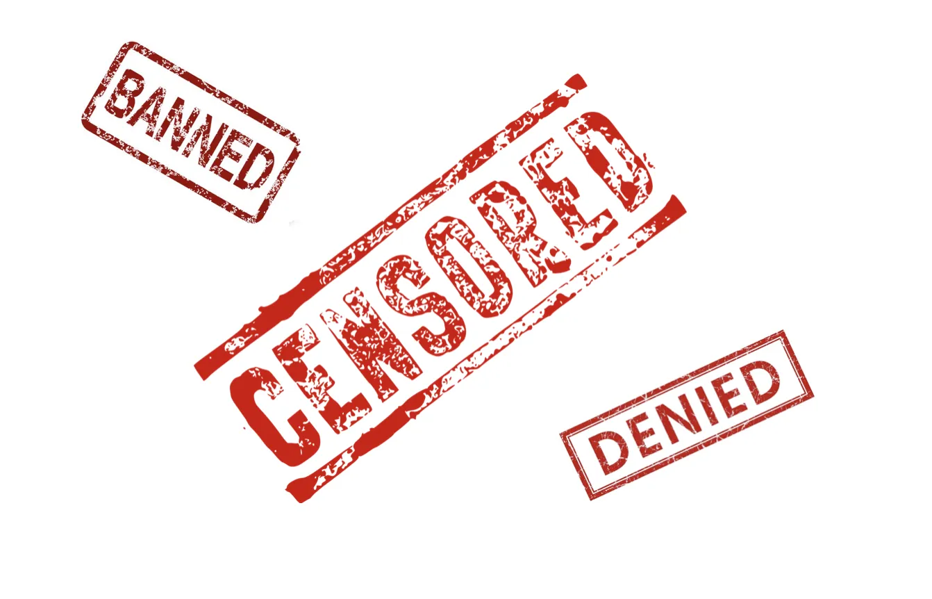 censored banned denied