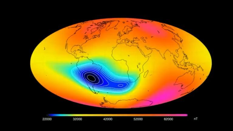 Click to enlarge South Atlantic Anomaly