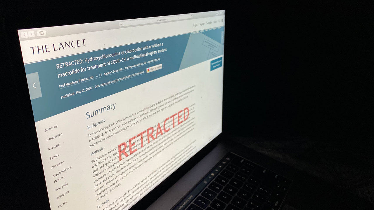 the lancet retracted