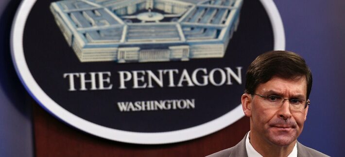Click to enlarge Defense Secretary Mark Esper
