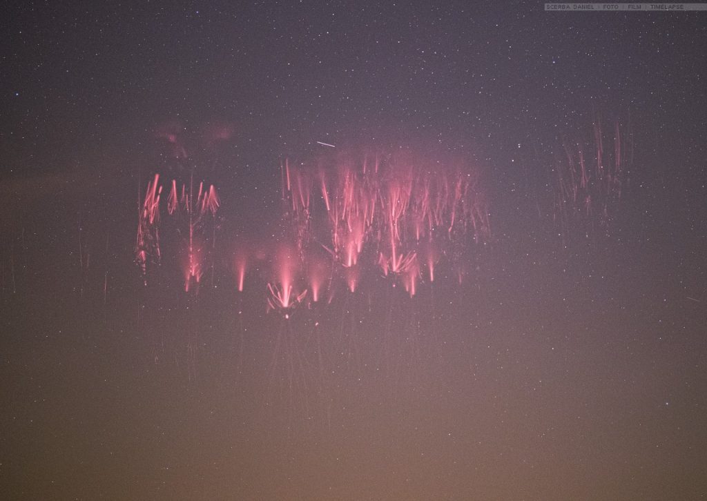 red sprites over Slovakia