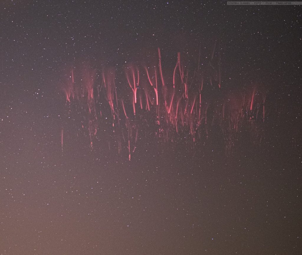red sprites over Slovakia