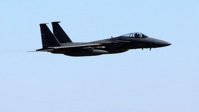 US Air Force F-15C Eagle jet