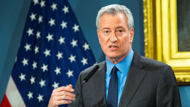 Click to enlarge Bill de Blasio