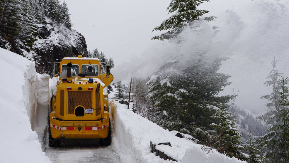 Crews are making good progress in plowing open the Going-to-the-Sun Road in Glacier National Park.