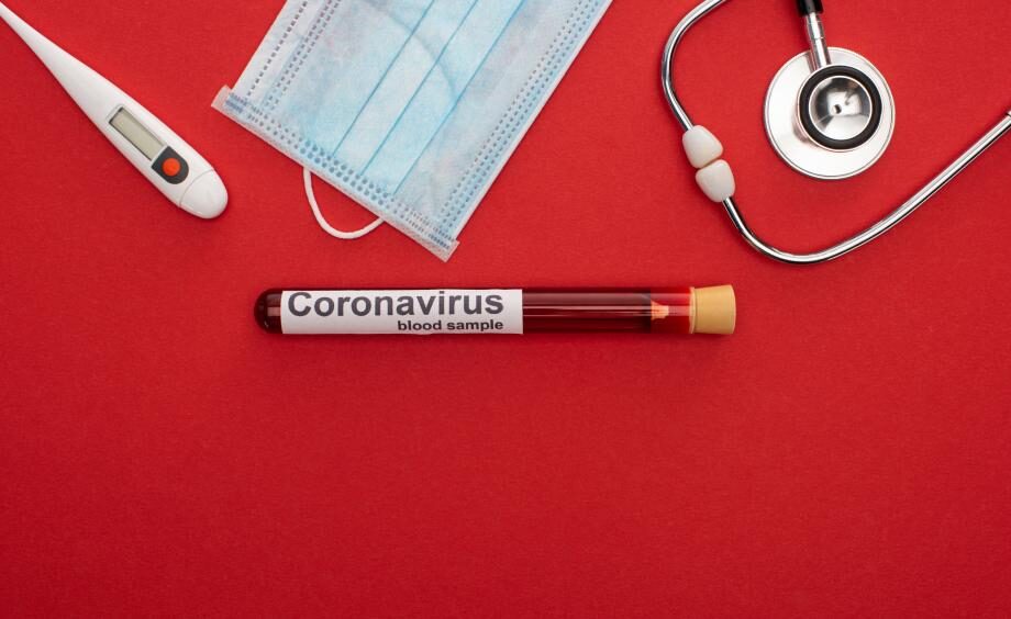 Click to enlarge Coronavirus blood sample