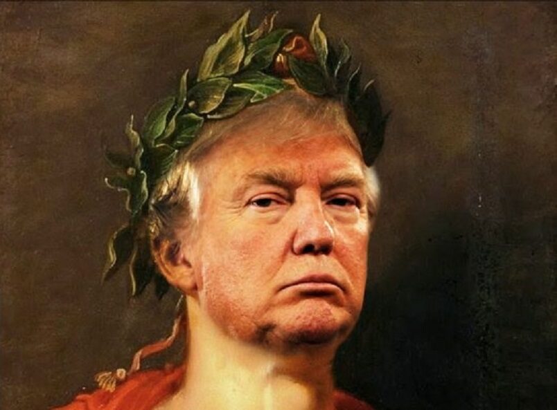 trump caeser roman emperor sanctions syria