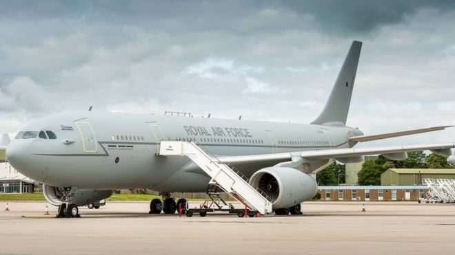 Click to enlarge UK PM Plane