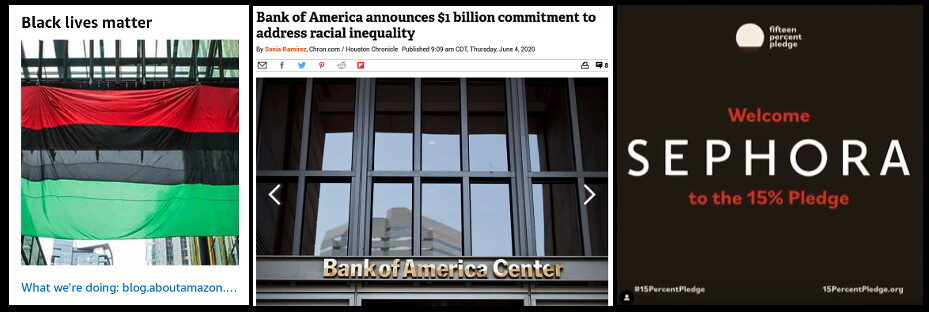 Click to enlarge Amazon, Bank of America & Sephora: