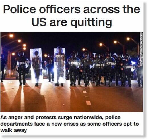 cops are quitting
