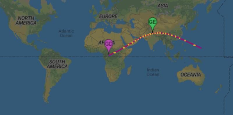 Click to enlarge The eclipse will pass through Africa and Asia