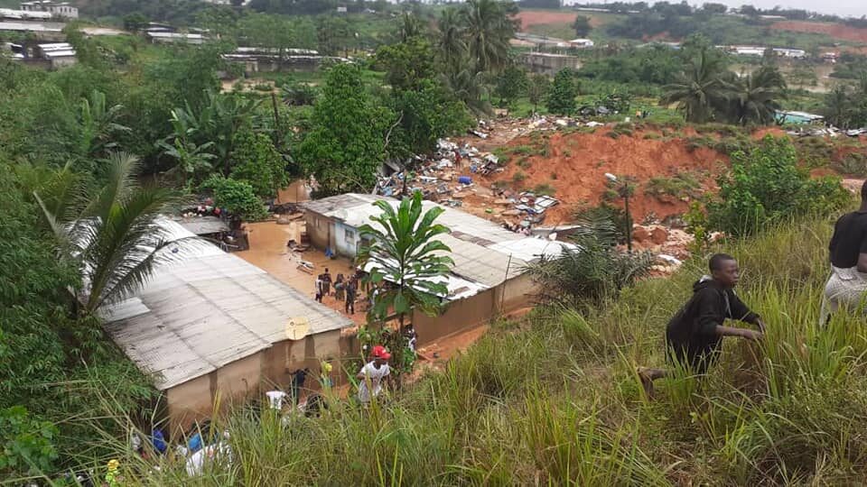 Click to enlarge Anyama landslide, 18 June 2020 Côte d’Ivoire.
