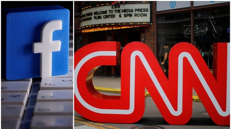 Click to enlarge facebook and cnn