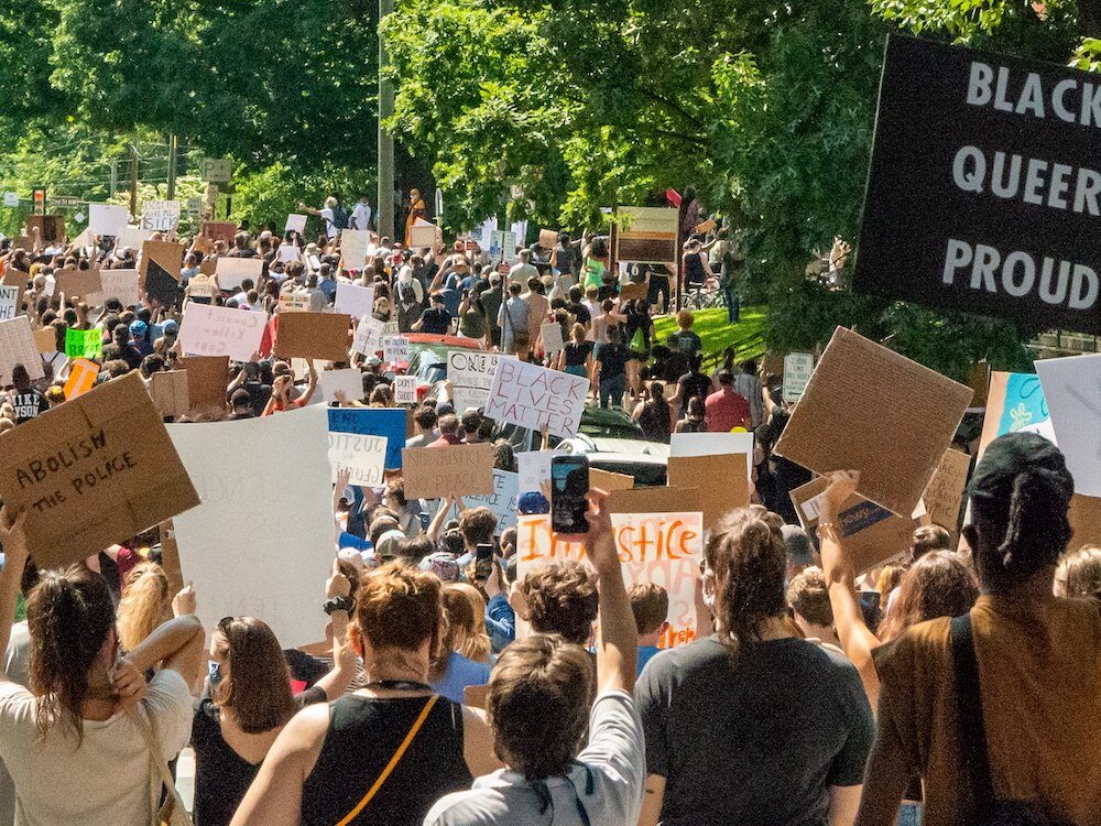 Click to enlarge black lives matter rally blm