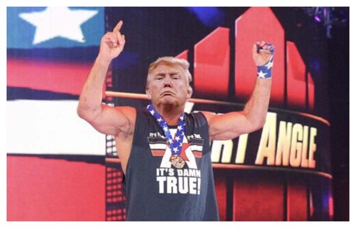 Wrestler Donald Trump