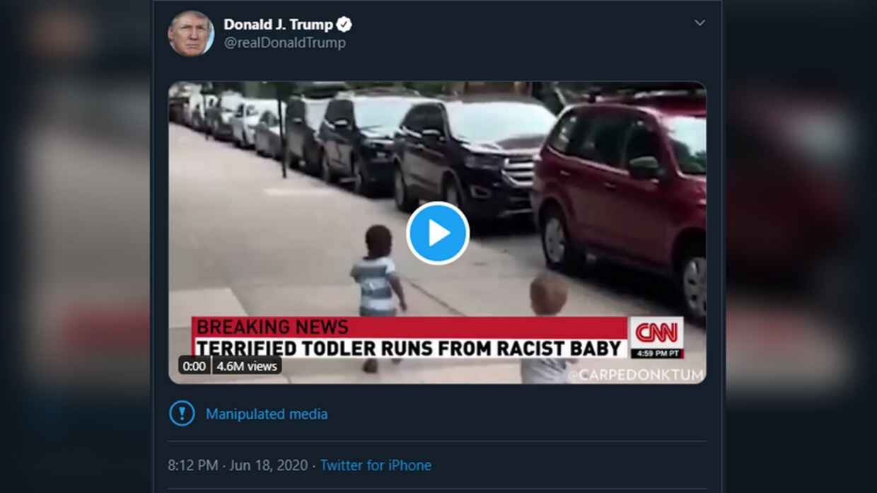 Click to enlarge meme video trump banned twitter