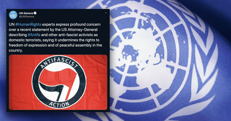 UN support of Anitfa