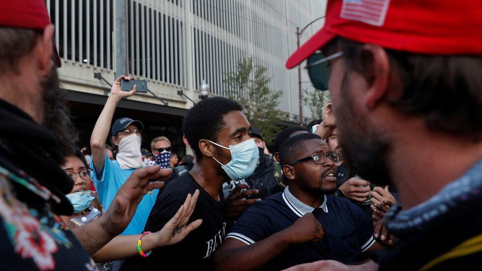 Trump rally Tusla Black Lives Matter