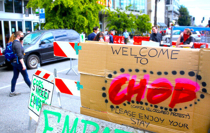 Click to enlarge Sign CHOP