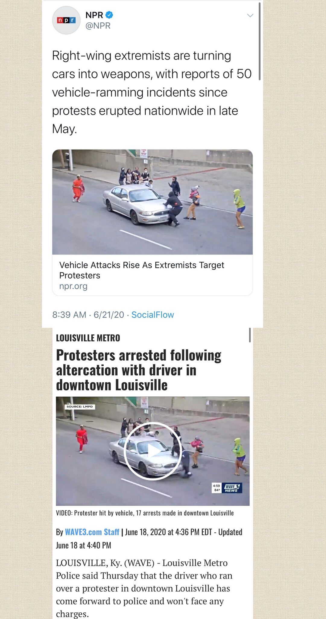 npr versus local paper