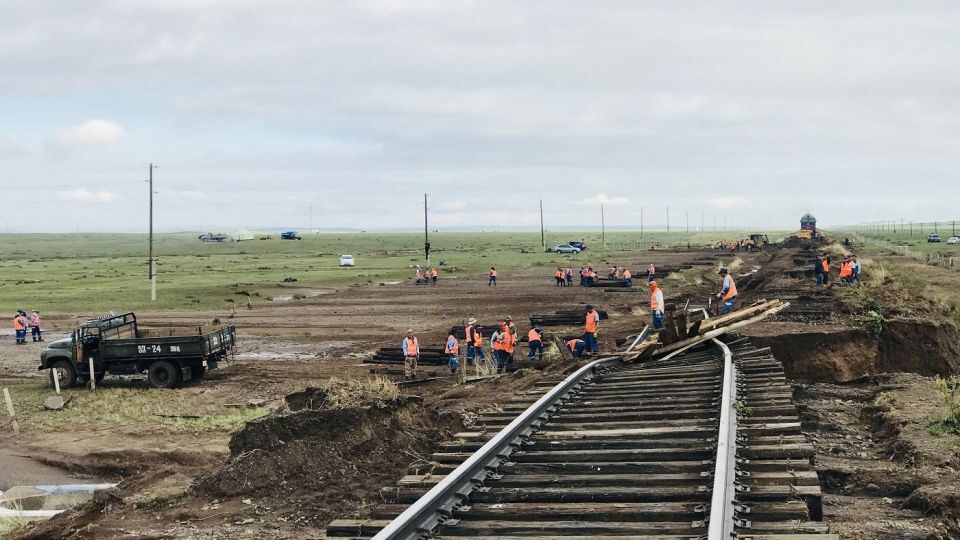Click to enlarge rail damage