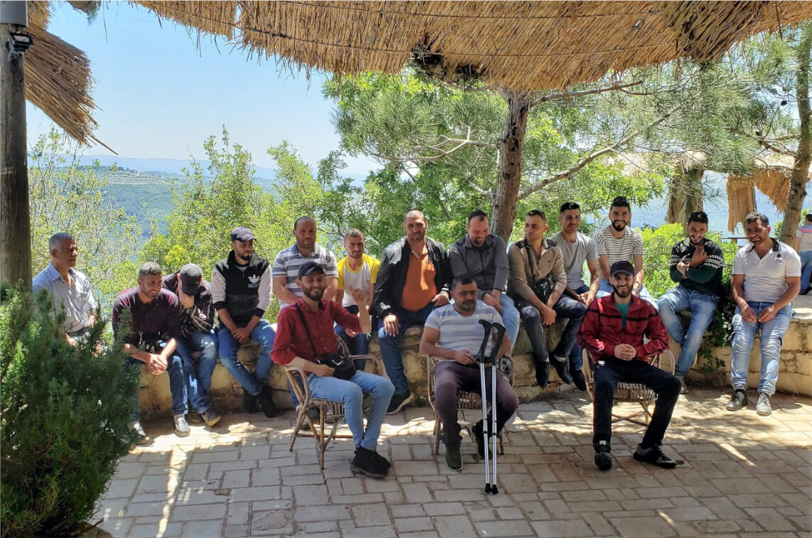 Click to enlarge Syrian veterans vocational training