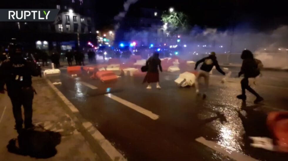 nantes police protest