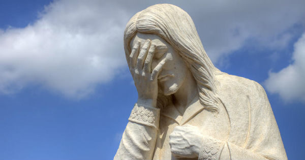 Jesus facepalm