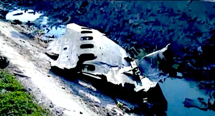 Click to enlarge Ukraine airline wreckage