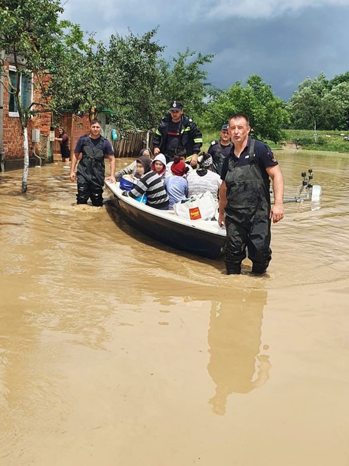 Flood rescues and evacuations in Romania, June 2020.