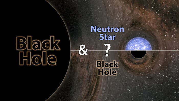 Click to enlarge Merger of Black Hole anbd Mystery Object