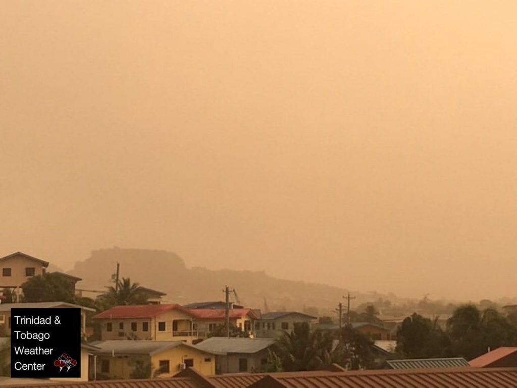 Sahara dust cloud