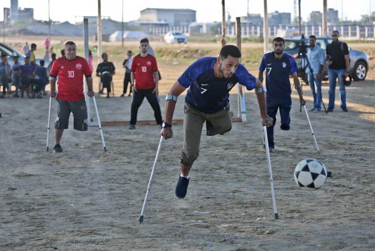 israel gaza amputees