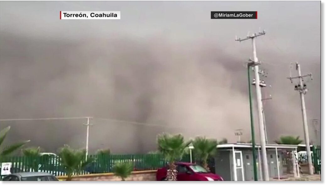 Sahara dust storm hits torre n mexico earth changes sott