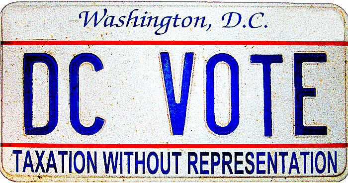 DC license plate