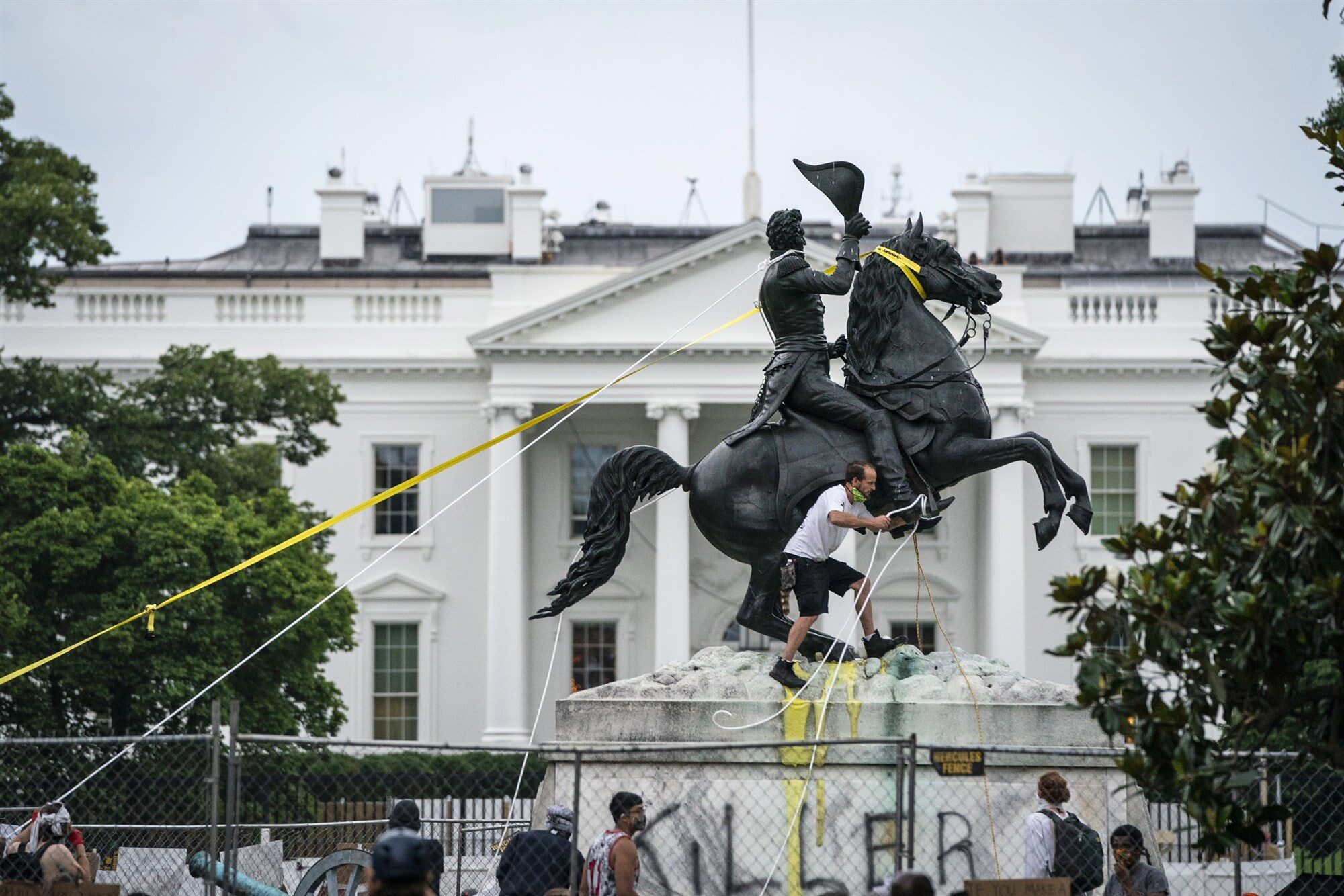 Click to enlarge Andrew Jackson's statue