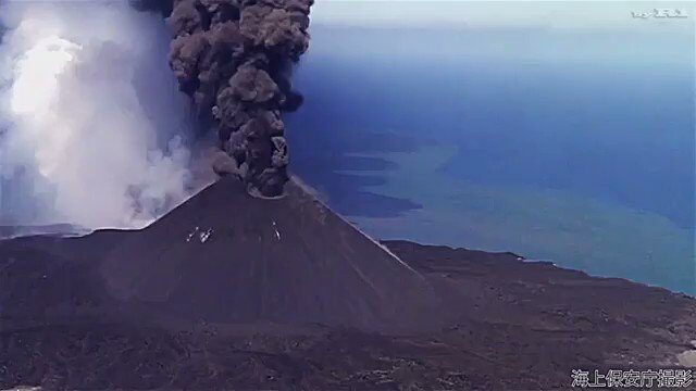High activities continue at the Nishinoshima volcano