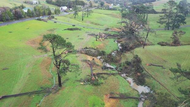 NZ tornado damage
