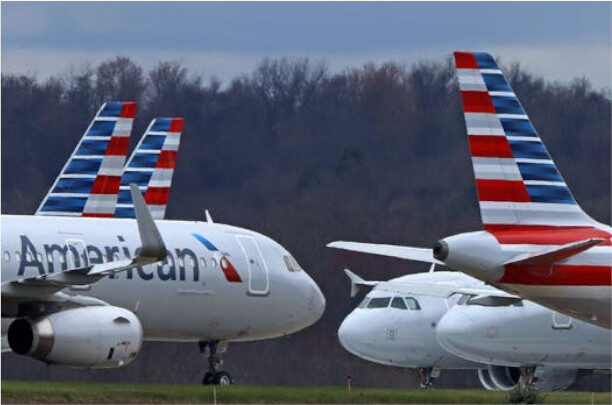 Click to enlarge American Airlines planes