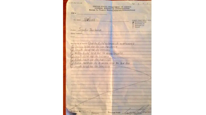 Click to enlarge Receipt document
