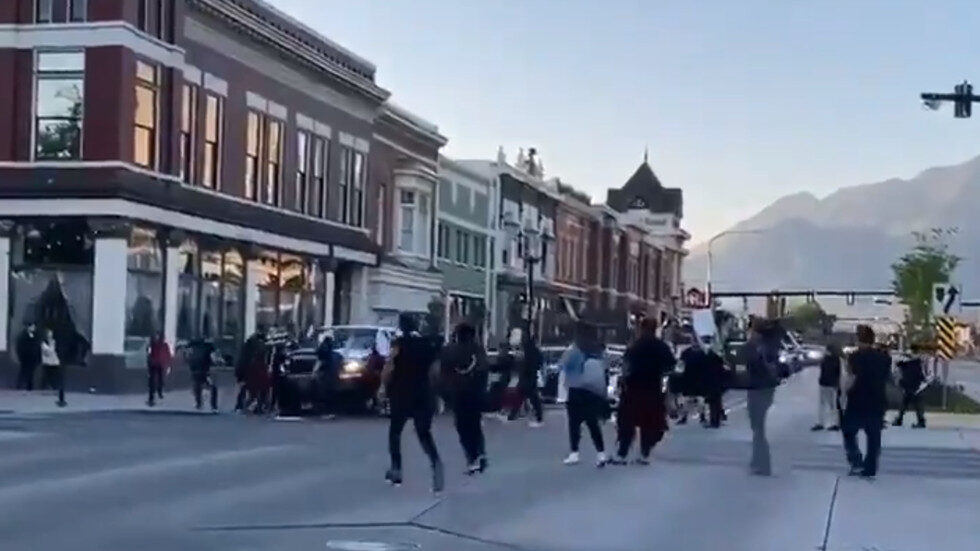 Click to enlarge BLM protesters Provo, Utah