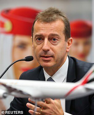 Click to enlarge Airbus CEO Guillaume Faury