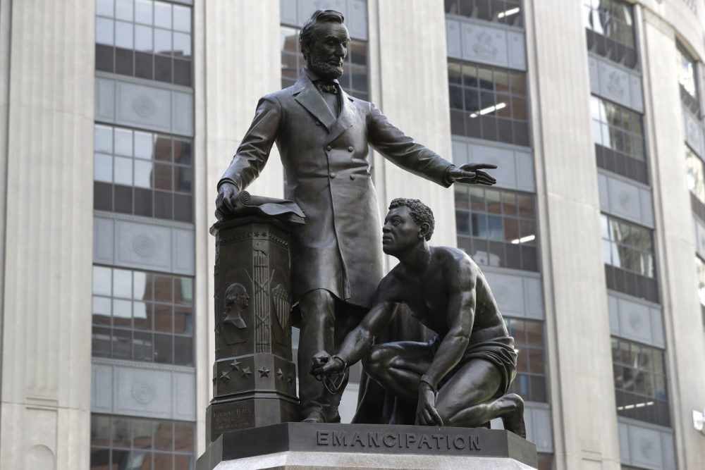 Thomas Ball's “Emancipation Memorial” sculpture