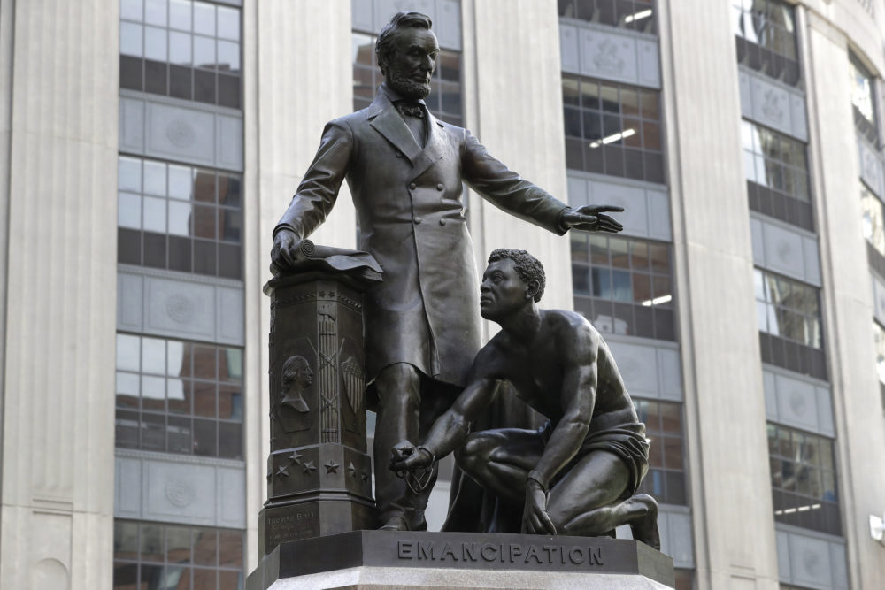 Click to enlarge Thomas Ball's “Emancipation Memorial” sculpture