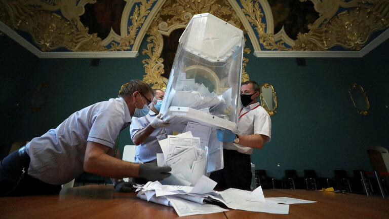 ballot boxes