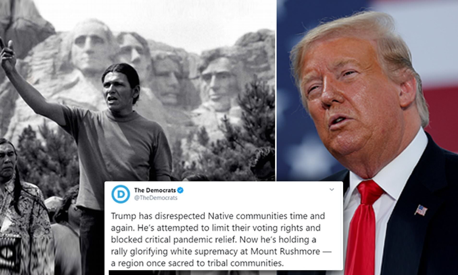 democrats trump rushmore