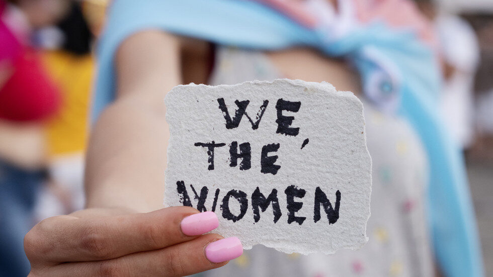 real women transgender ideology protest