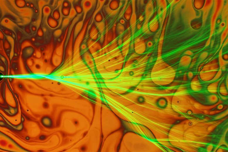 bubble light lazer